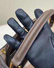 Fendi Dark Brown Leather Medium Peekaboo 30x11x27cm - 5