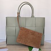 Bottega Veneta Intreciatto Arco Large Tote Bag Green 47x33x13cm - 6