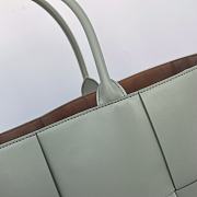 Bottega Veneta Intreciatto Arco Large Tote Bag Green 47x33x13cm - 5