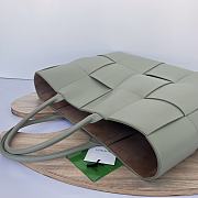 Bottega Veneta Intreciatto Arco Large Tote Bag Green 47x33x13cm - 3