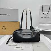 Balenciaga Carrie Bowling Bag Medium Black 34x12x12cm - 1