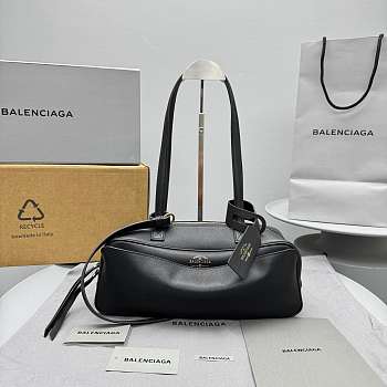 Balenciaga Carrie Bowling Bag Medium Black 34x12x12cm