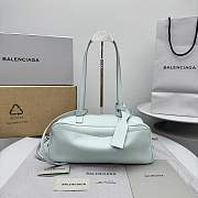 Balenciaga Carrie Bowling Bag Medium Light Green 34x12x12cm - 1