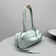 Balenciaga Carrie Bowling Bag Medium Light Green 34x12x12cm - 3