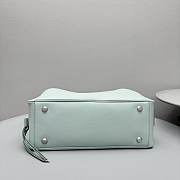 Balenciaga Carrie Bowling Bag Medium Light Green 34x12x12cm - 4