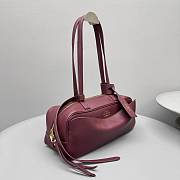 Balenciaga Carrie Bowling Bag Medium Red 34x12x12cm - 4