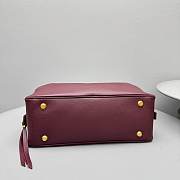 Balenciaga Carrie Bowling Bag Medium Red 34x12x12cm - 2