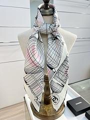 Chanel White Scarf 90x90cm - 2