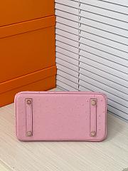 Hermes Birkin 25 Bag Pink Ostrich Gold 25cm - 6
