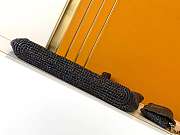YSL Icare In Raffia Maxi Shopping Bag Black 55x43x5cm - 6