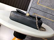 Chanel 25s Flap Bag Black Lambskin 20x11x5.5cm - 5