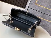 Chanel 25s Flap Bag Black Lambskin 20x11x5.5cm - 4