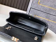 Chanel 25s Flap Bag Black Lambskin 22.5x14x5.8cm - 4