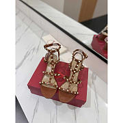Valentino Garavani Rockstud Heeled Sandals Brown 6cm - 2