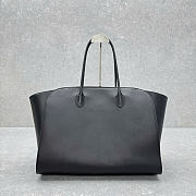 The Row Marlo 17 Bag Black Leather 43x9x37cm - 4