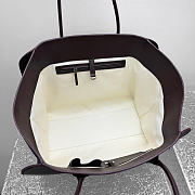 The Row Marlo 17 Bag Dark Brown Leather 43x9x37cm - 2