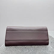 The Row Marlo 17 Bag Dark Brown Leather 43x9x37cm - 3