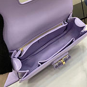 Gucci Bamboo Diva Medium Bag Purple 26.6x13x8cm - 2