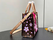 Louis Vuitton LV x TM OnTheGo PM Sakura Brown 25x19x11.5cm - 3