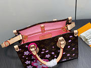 Louis Vuitton LV x TM OnTheGo PM Sakura Brown 25x19x11.5cm - 4