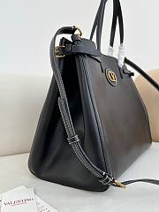 Valentino Garavani Antibes Medium Shopping Bag Black 35x29x18cm - 5