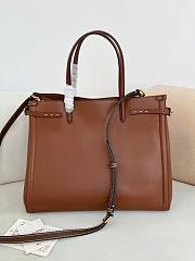 Valentino Garavani Antibes Medium Shopping Bag Brown 35x29x18cm - 4