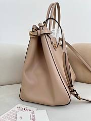 Valentino Garavani Antibes Medium Shopping Bag Nude 35x29x18cm - 4
