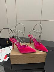 Christian Louboutin Astrid 85 Crystal Velvet Heeled - 1