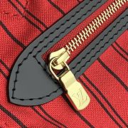 Louis Vuitton LV Neverfull MM Monogram Black Strap 32x27x14cm - 6