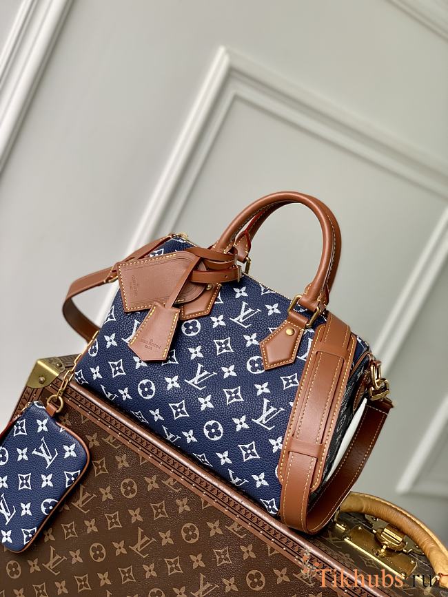 Louis Vuitton LV Speedy P9 Bandoulière 25 Blue 25x15x15cm - 1