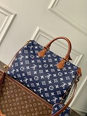 Louis Vuitton LV Speedy P9 Blue Bandoulière 40 40x26x23cm - 4