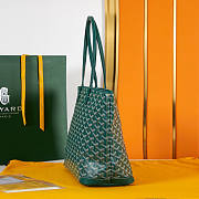 Goyard Artois Small Bag Green 40x14x25cm - 5