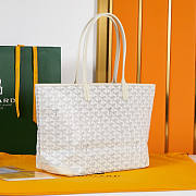 Goyard Artois Small Bag White 40x14x25cm - 3