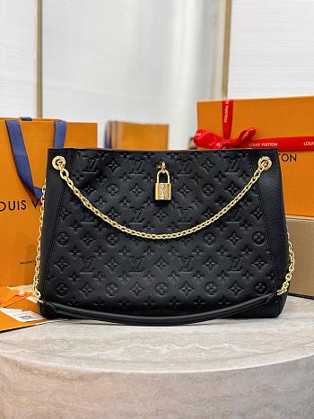 Louis Vuitton LV Anytime MM Black Bag 42x27x14cm