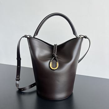 Bottega Veneta Medium Liberta Bucket Brown 30x18x18cm