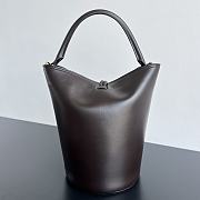 Bottega Veneta Medium Liberta Bucket Brown 30x18x18cm - 5
