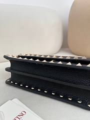 Valentino Garavani Rockstud Wallet On Chain Black 21x6x11cm - 6