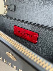 Valentino Garavani Rockstud Wallet On Chain Blue 21x6x11cm - 4