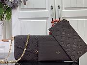 Louis Vuitton LV Félicie Pochette Chocolate Brown 21x12x3cm - 4