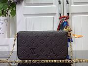 Louis Vuitton LV Félicie Pochette Chocolate Brown 21x12x3cm - 3