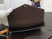 Louis Vuitton LV Félicie Pochette Chocolate Brown 21x12x3cm - 2