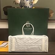 Goyard Goyardine White Sac Hardy PM Bag 41x30x18cm - 3