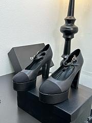 Chanel Mary Janes Black Heel 12.5cm - 3