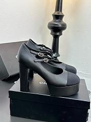 Chanel Mary Janes Black Heel 12.5cm - 2