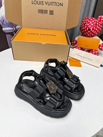 Louis Vuitton LV Black Sandal