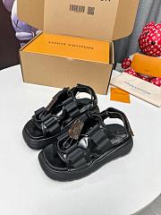 Louis Vuitton LV Black Sandal - 4