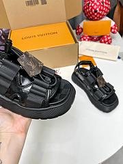 Louis Vuitton LV Black Sandal - 2