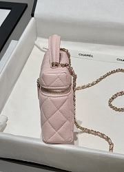 Chanel Top Handle Vanity Case Pink Caviar 17x19.5x5.5cm - 6