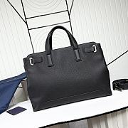Dior Medium Normandie Tote Bag Black Icons Calfskin 42x27.5x17cm - 5