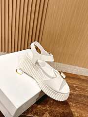 Chloe Nama Wedge Sandal White - 3